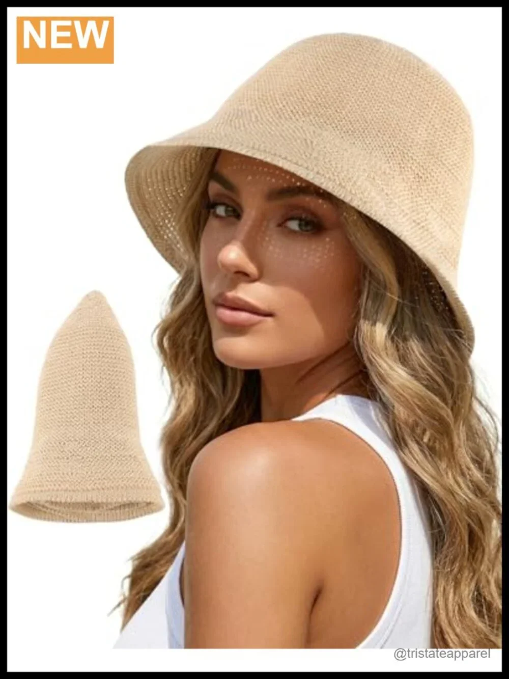 Women's Floppy Wide Brim Sun Hat Foldable Lightweight UV Protection Summer
